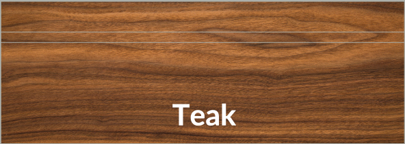 IVO Skirting – The Future of Interior Finishing color range  teak